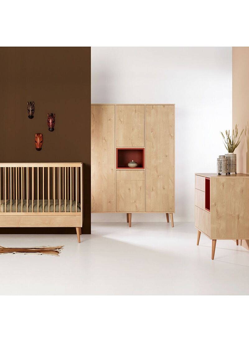 CRIB COCOON NATURAL OAK