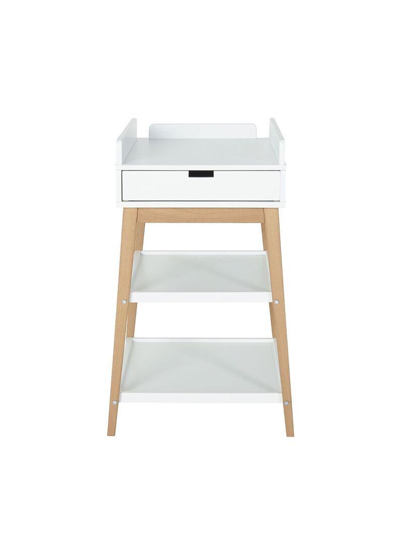 CHANGING TABLE WITH DRAWER HIP WHITE/NATURAL