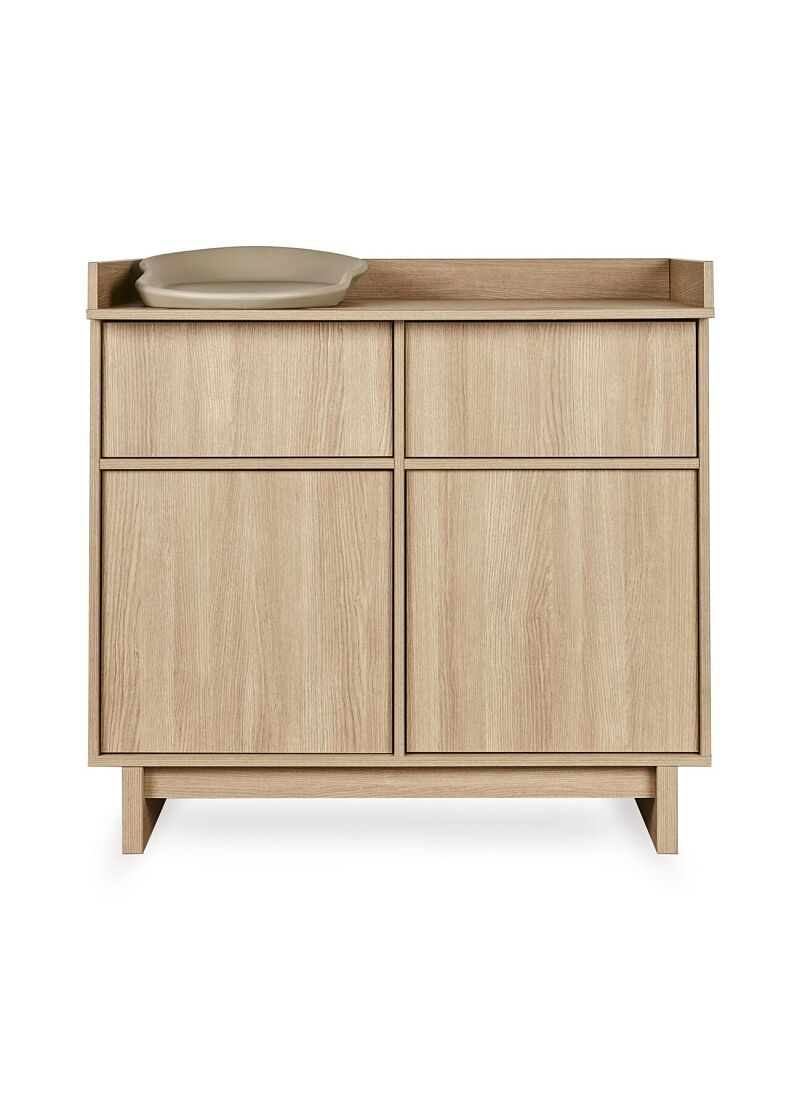 CRIB, DRAWER AND EXTENSION CHANGER UNIT SET KYO HONEY ASH
