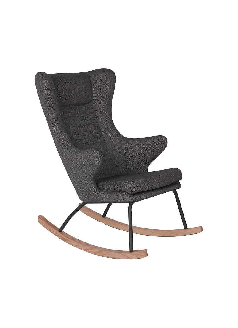 ROCKING ADULT CHAIR DE LUXE BLACK