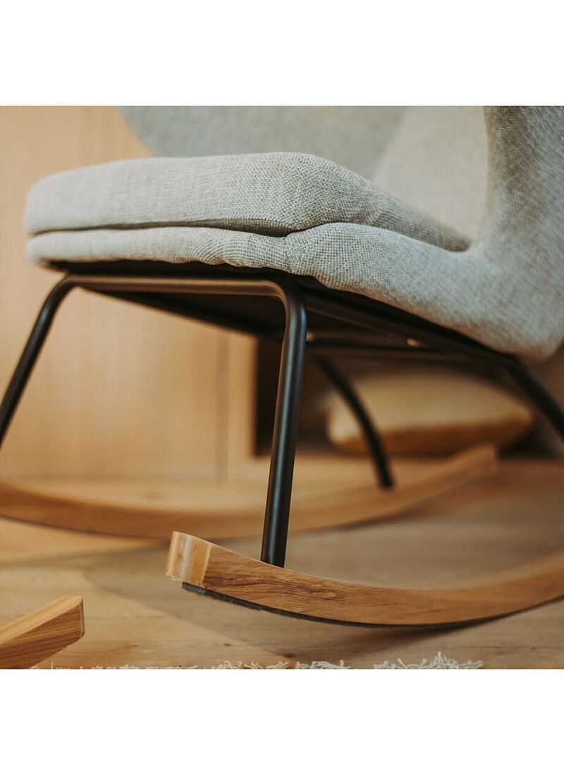 ROCKING ADULT CHAIR DE LUXE SAND GREY