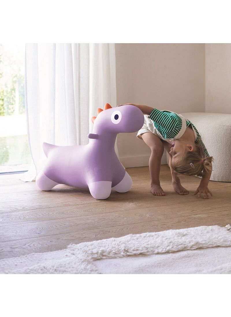 INFLATABLE ANIMAL DINOSAUR LAVENDER