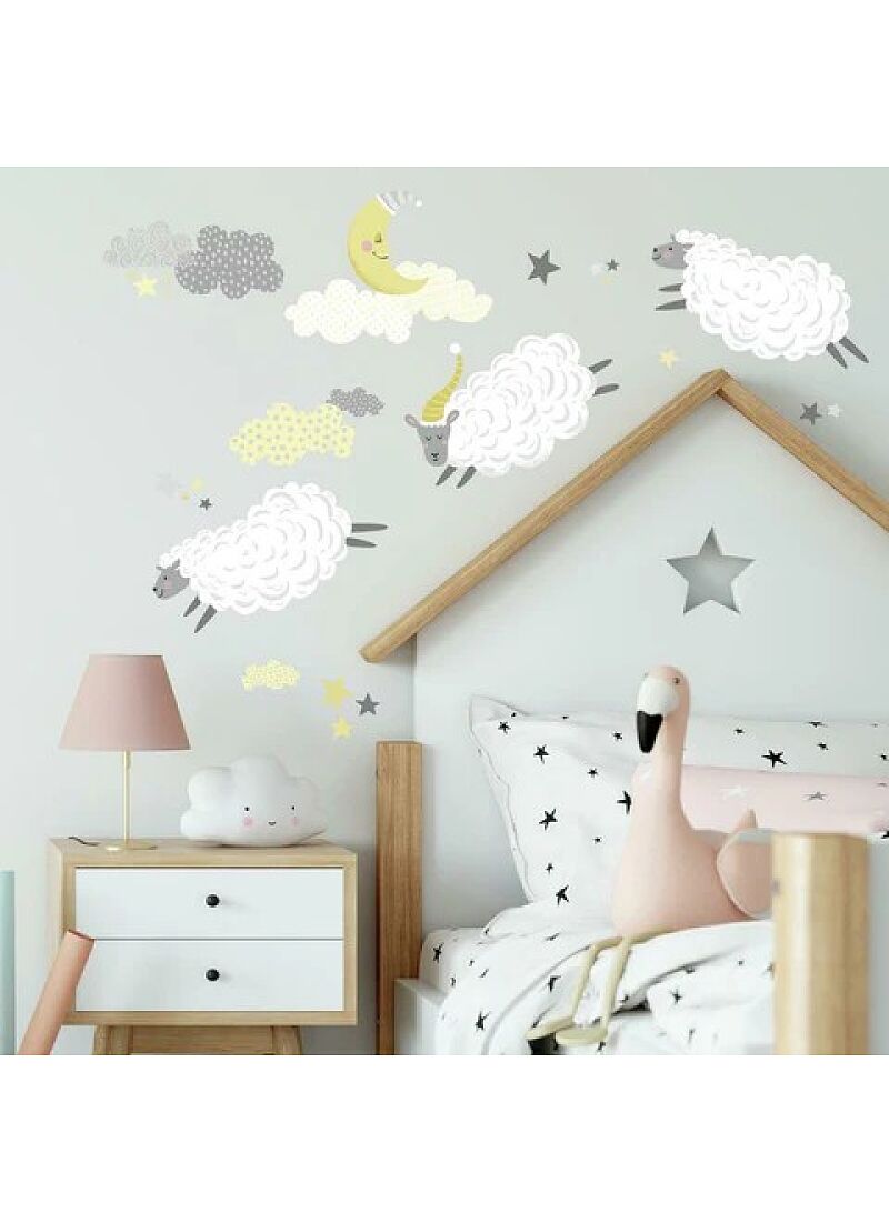 WALL STICKERS COUNTING SHEEPS