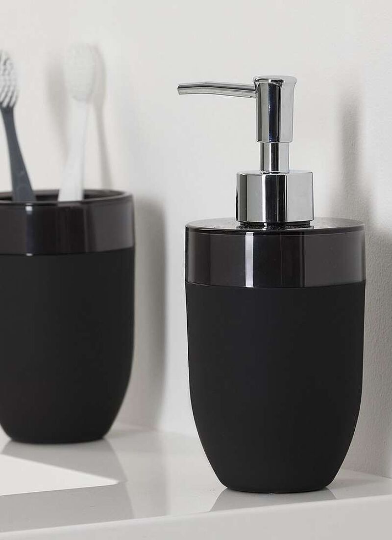 SOAP DISPENSER BLOOM BLACK