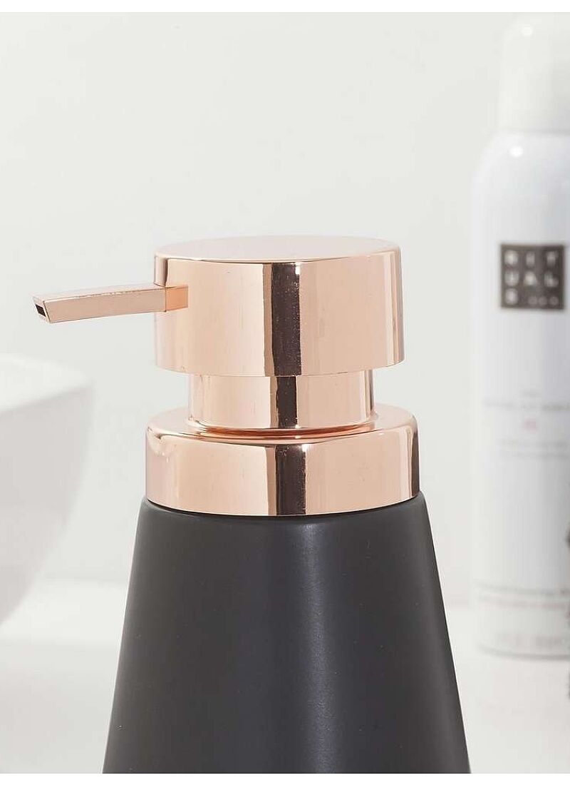 SOAP DISPENSER CONICAL BLACK