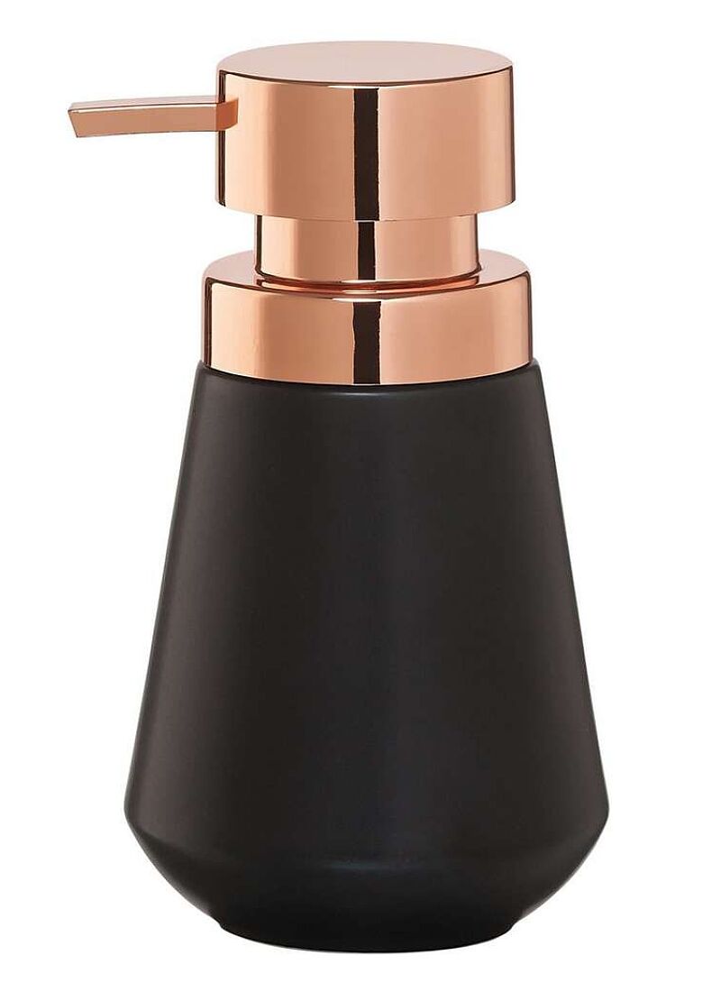 SOAP DISPENSER CONICAL BLACK