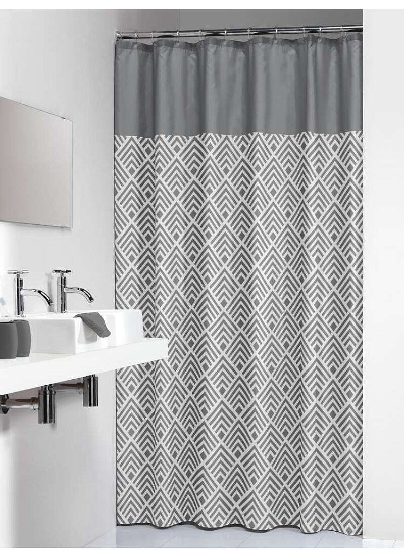 SHOWER CURTAIN ANGOLI GREY