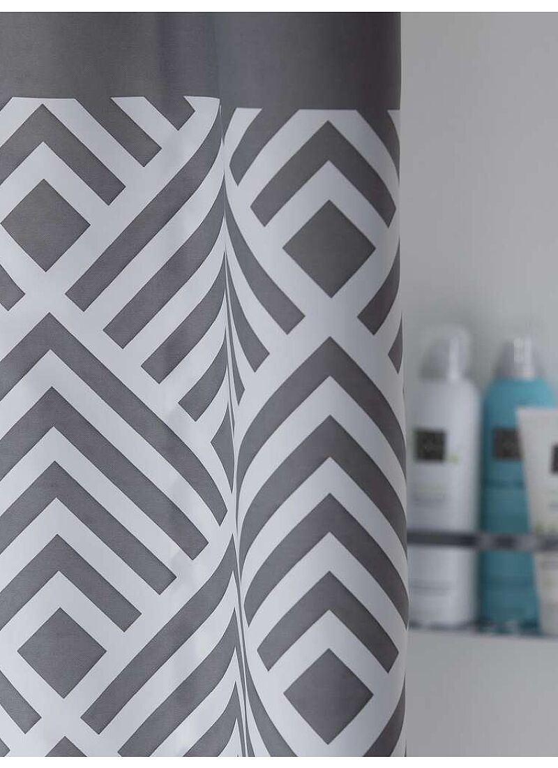 SHOWER CURTAIN ANGOLI GREY
