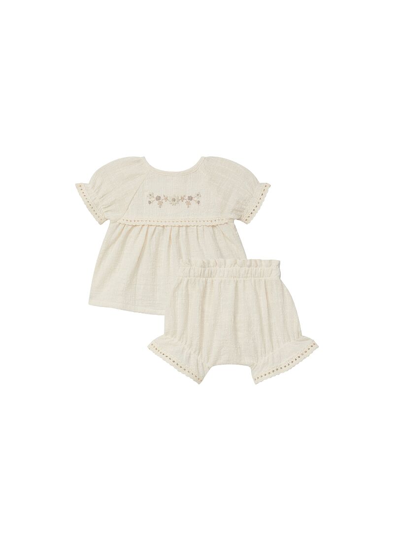 T-SHIRT & SHORTS SET NATURAL