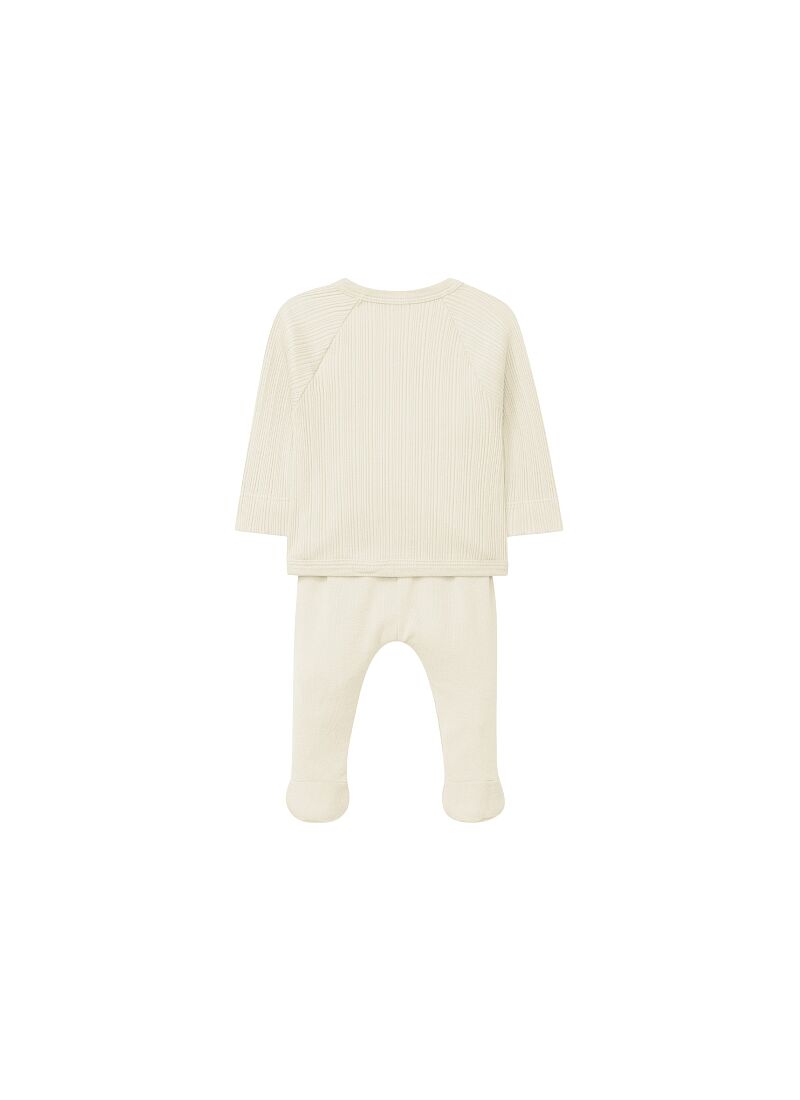 SWEATER PANTS AND HAT SET NATURAL