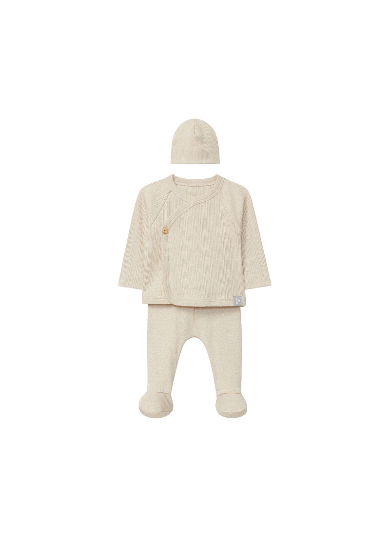 SWEATER PANTS AND HAT SET LINEN