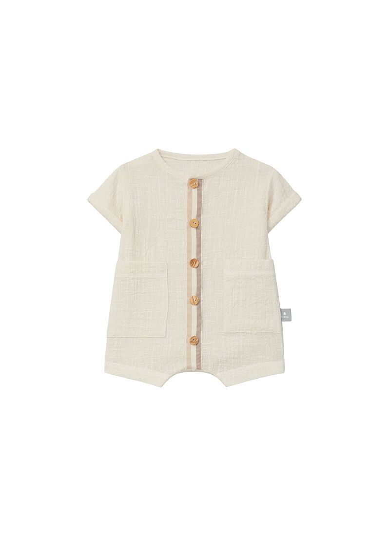 ORGANIC COTTON OVERALLS NATURAL