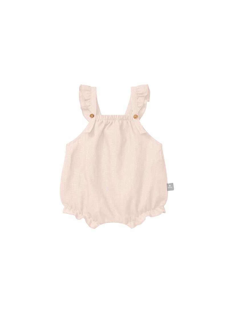LINEN OVERALLS PINK