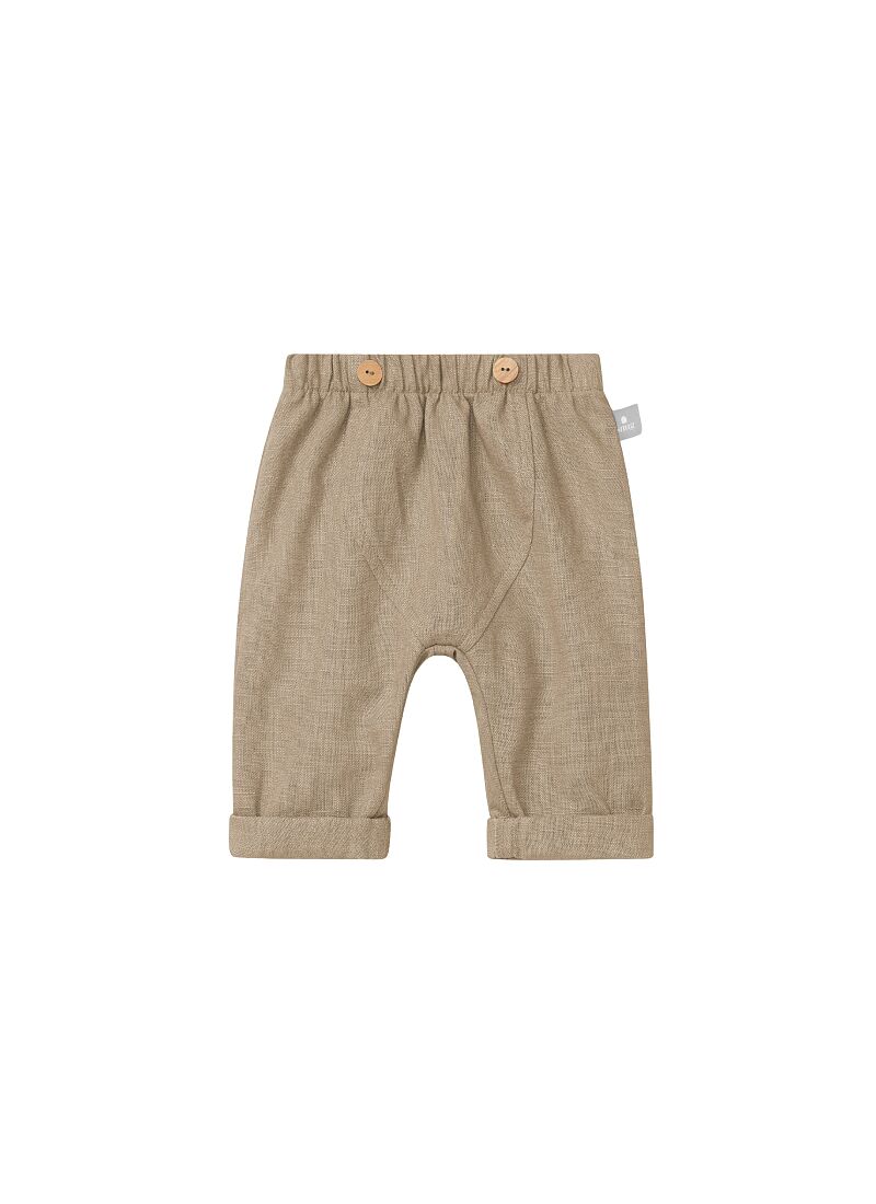 LINEN PANTS COFFEE