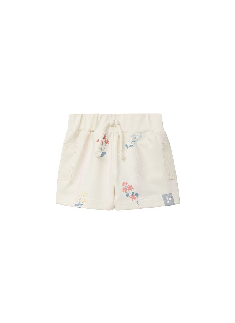 ORGANIC COTTON SHORTS PINK FLOWERS