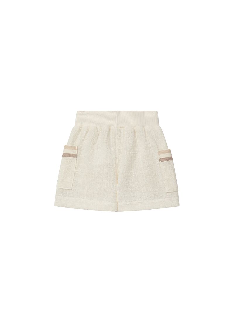 ORGANIC COTTON SHORTS NATURAL