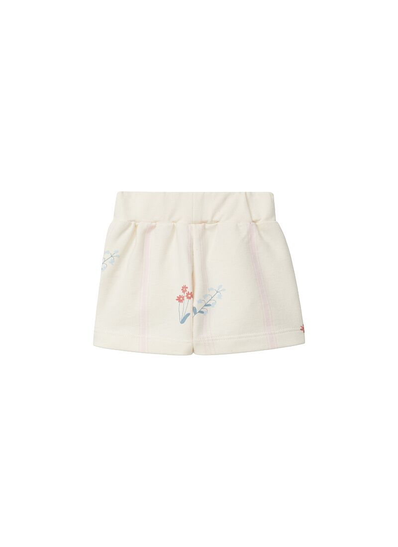 ORGANIC COTTON SHORTS PINK FLOWERS