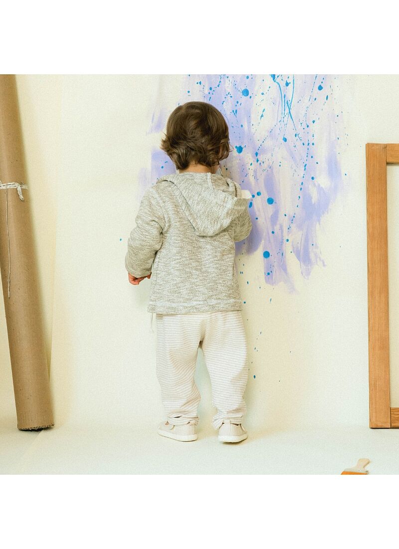 HOODED JACKET LINEN