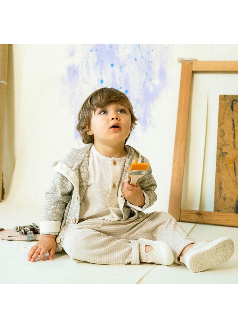 COTTON SHORTSLEEVE T-SHIRT FLORAL MINT BLUE