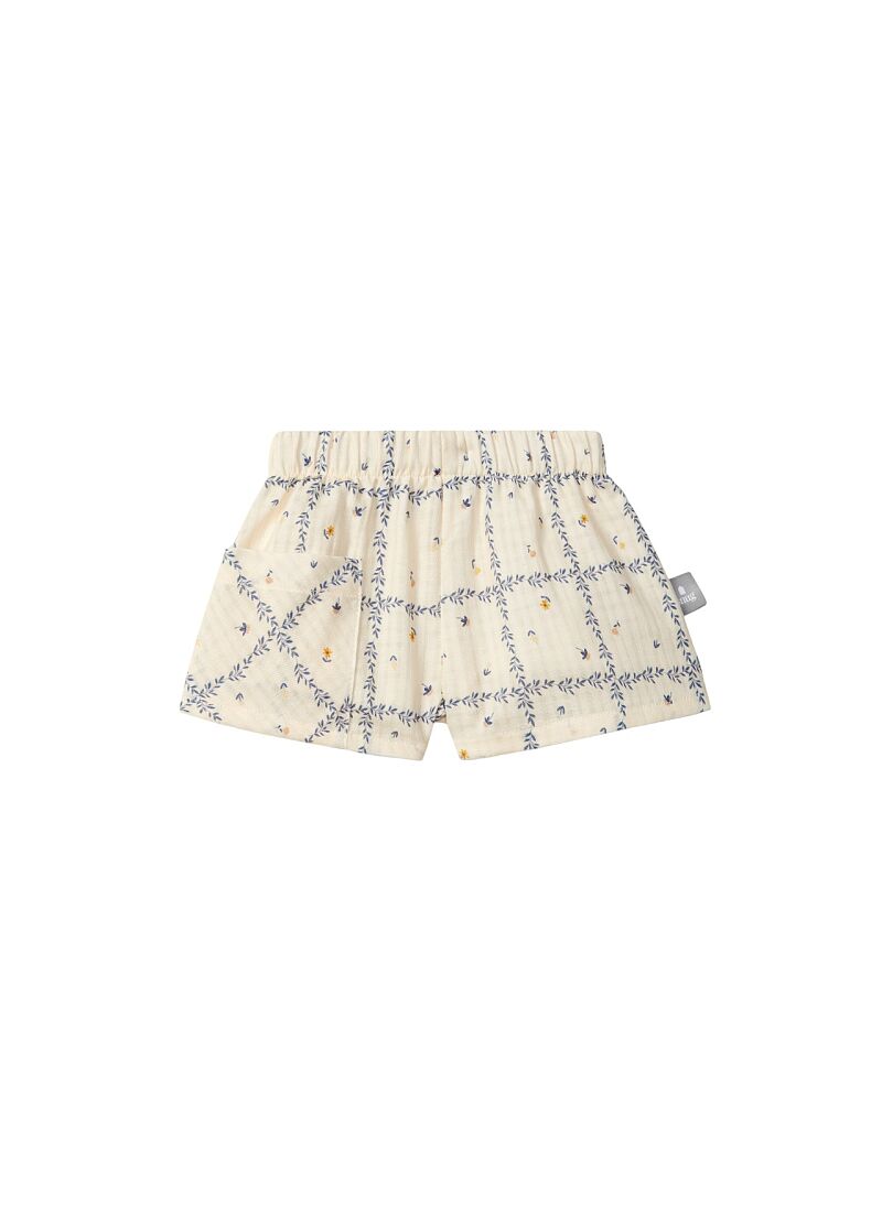 COTTON SHORTS INDIGO