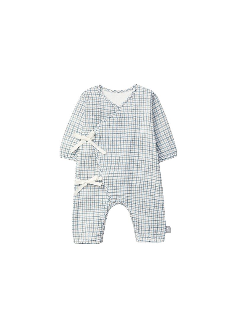 LONG-SLEEVED JUMPSUIT BLUE