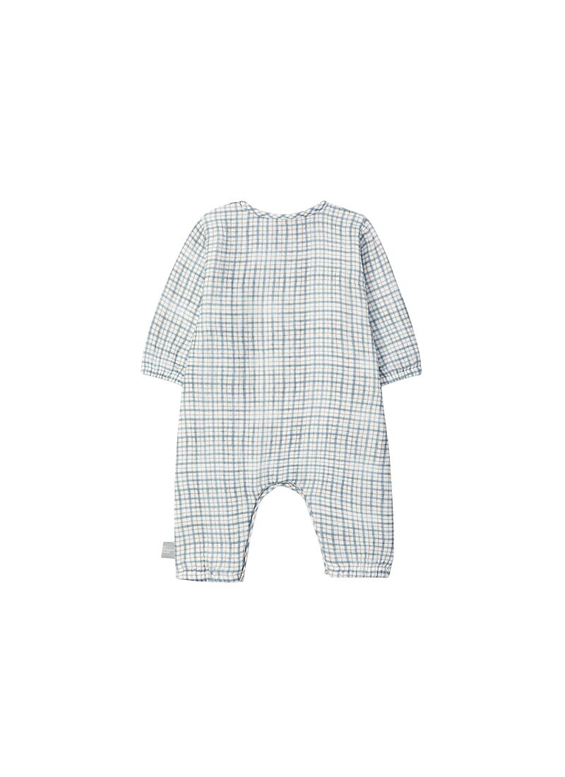 LONG-SLEEVED JUMPSUIT BLUE