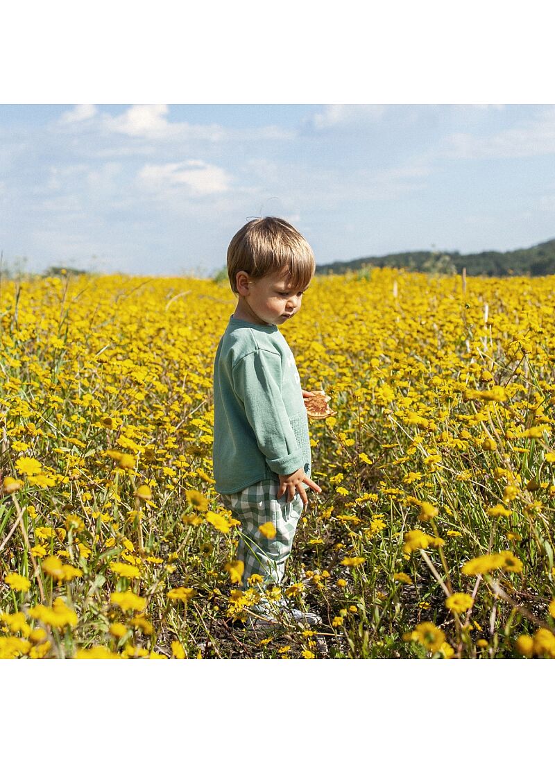 PANTS PULL-UP CHECKERED GREEN