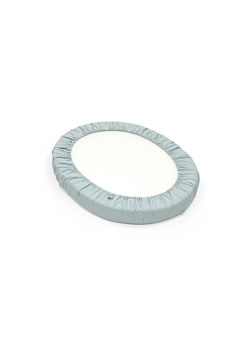 CRADDLE FITTED SHEET SLEEPI V3 MINI DOTS SAGE