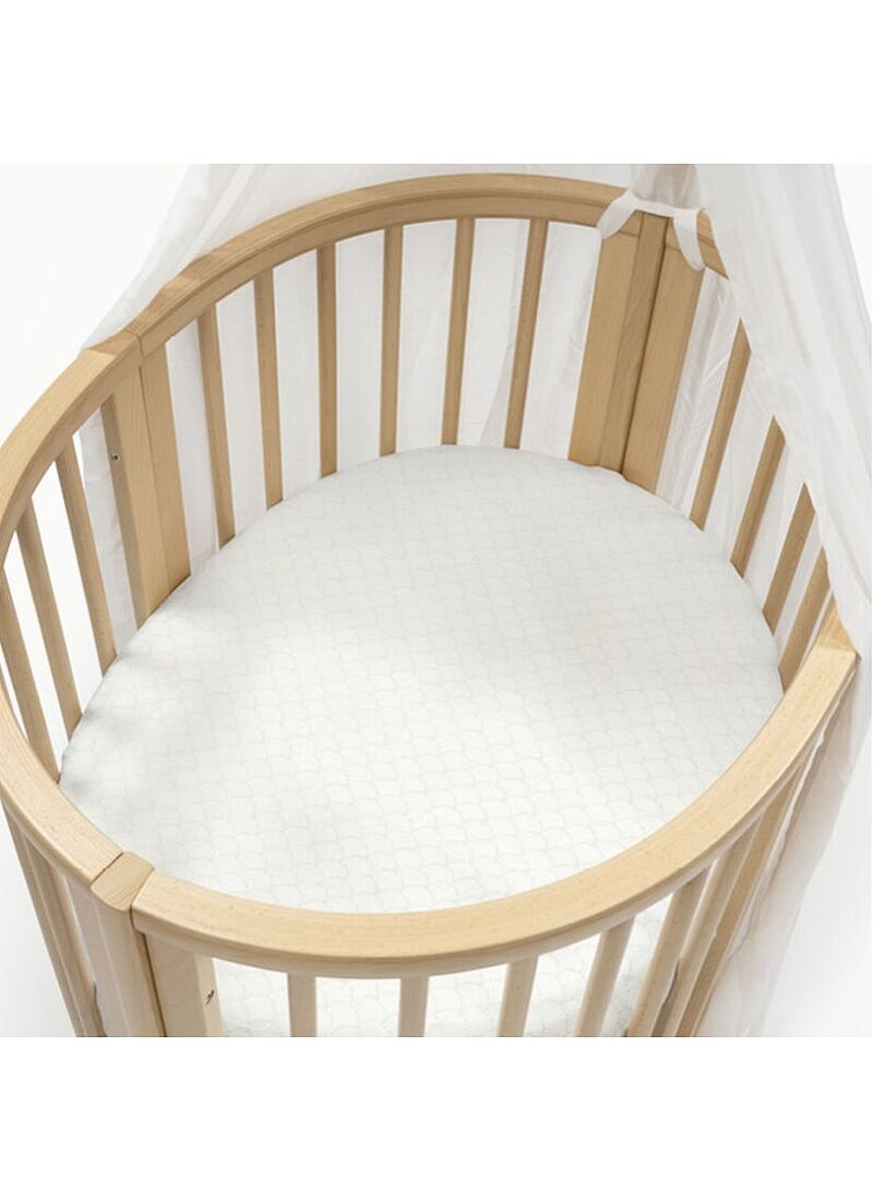 CRADDLE FITTED SHEET SLEEPI V3 MINI FANS GREY