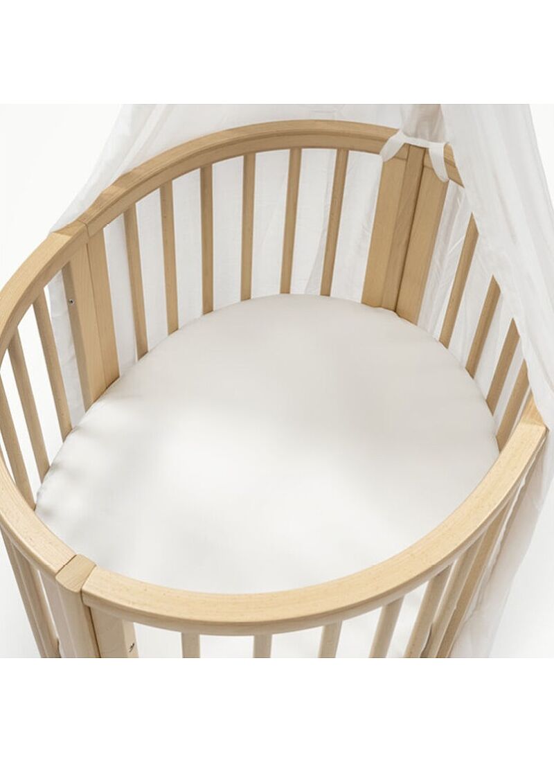 CRADDLE FITTED SHEET SLEEPI V3 MINI WHITE