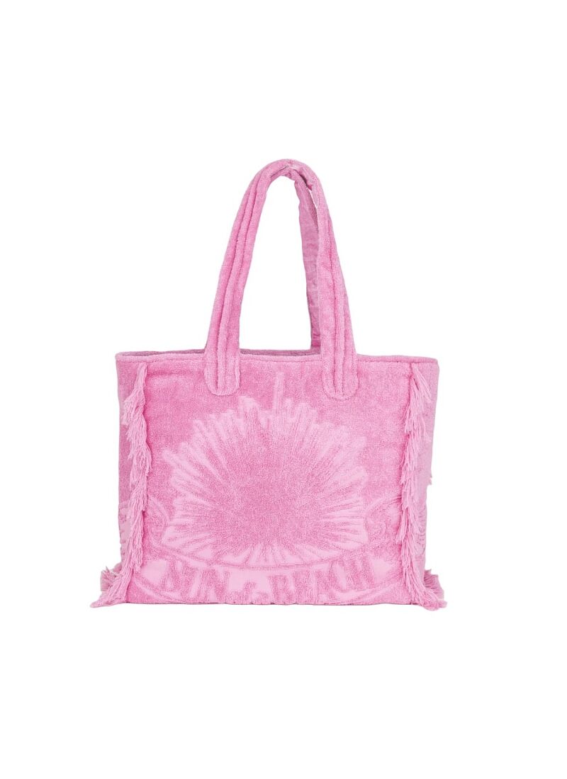 TERRY BEACH BAG BUBBLEGUM
