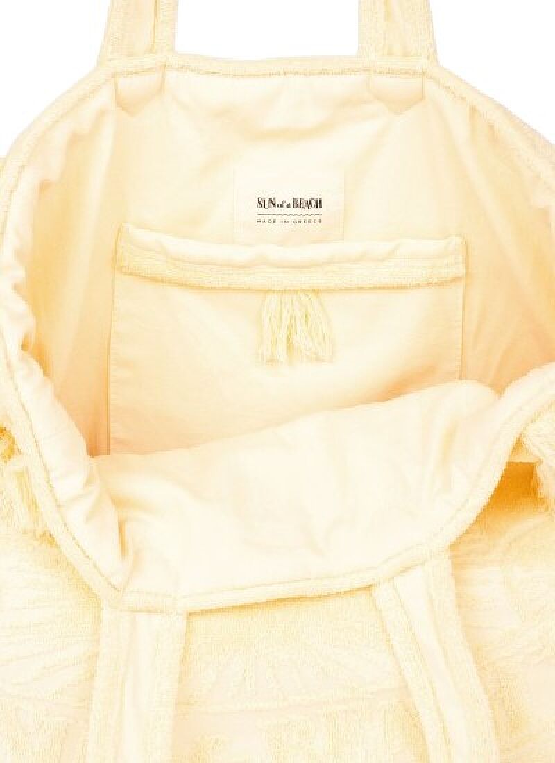 TERRY BEACH BAG VANILLA