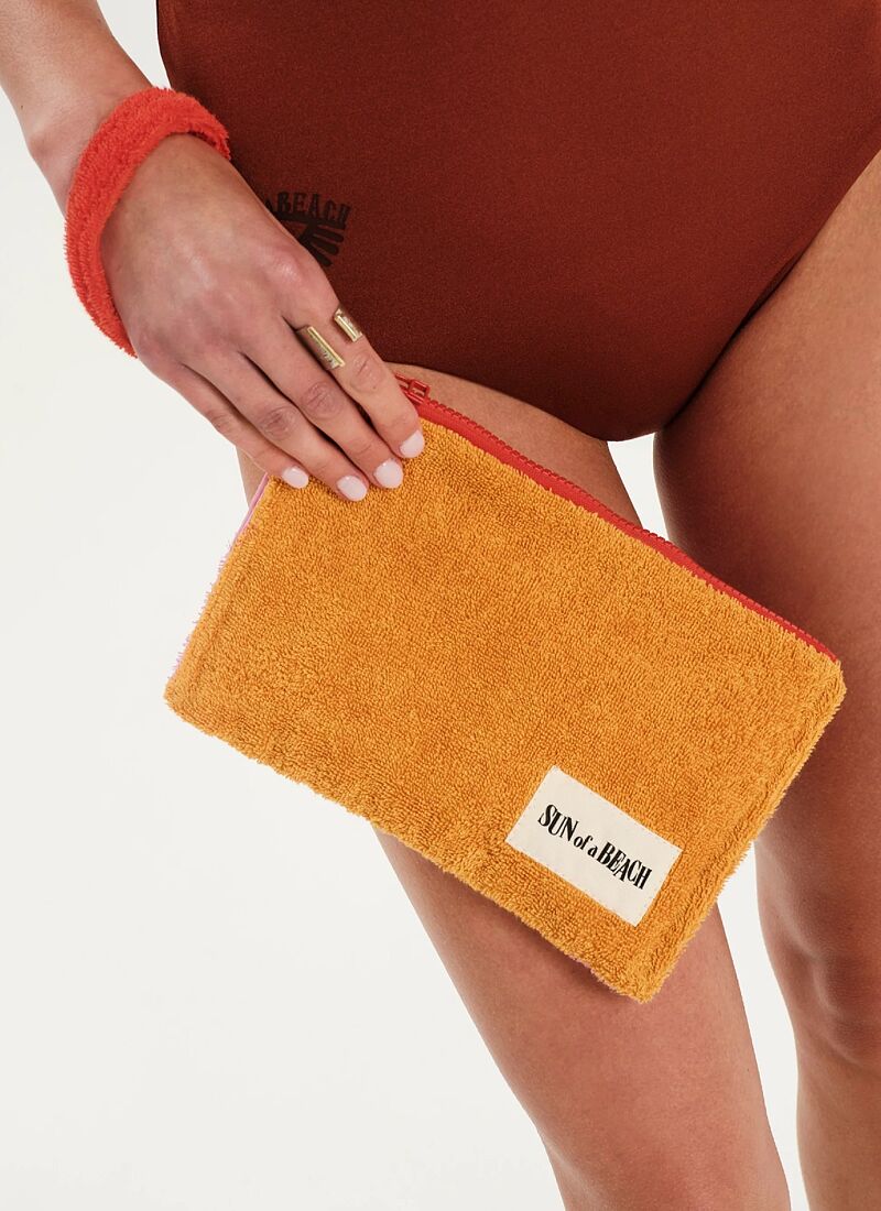 LITTLE WATERPROOF POUCH MULTI SUNFLOWER