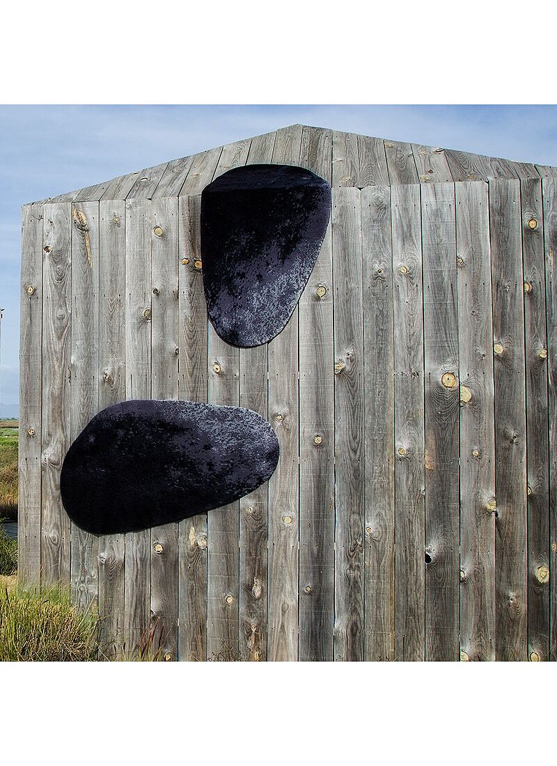 BATH MAT STONE 990 BLACK (70X120)