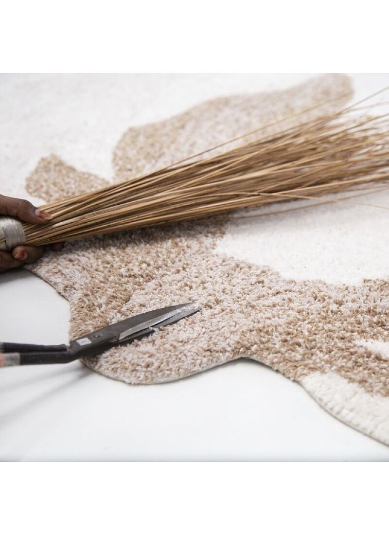 RUG COTTON FLOWER (120X130)