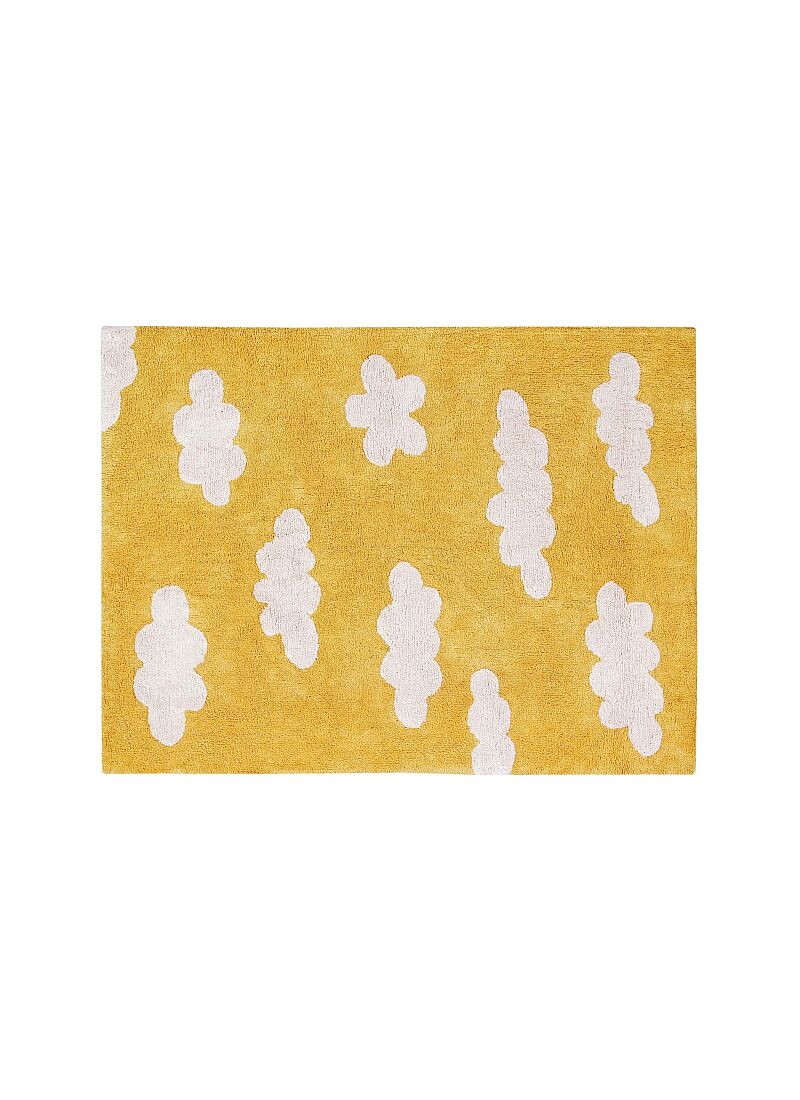 RUG CLOUDS MUSTARD (120X160)