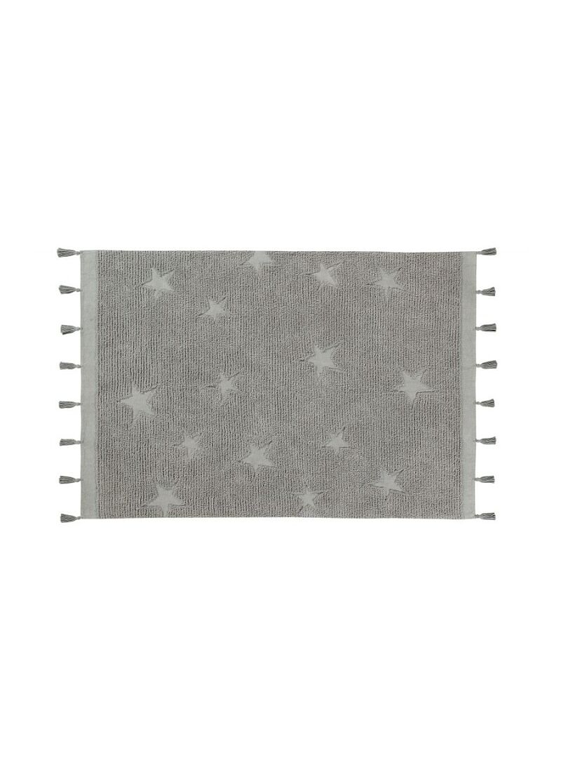 RUG HIPPY STARS GREY (120X175)