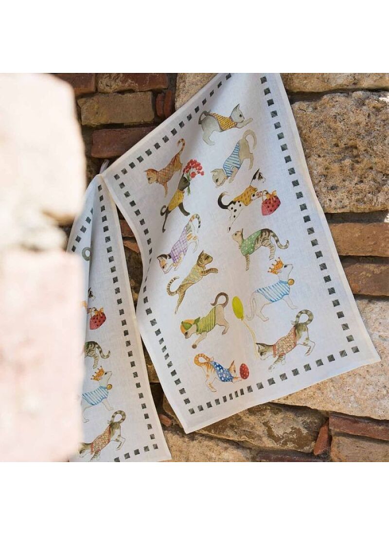 LINEN KITCHEN TOWEL BEST FRIENDS