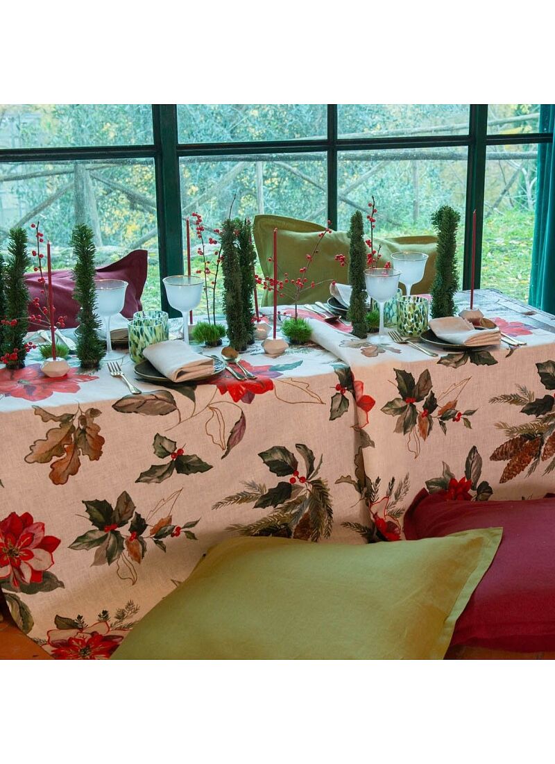 LINEN TABLECLOTH ETOILE (160X230)