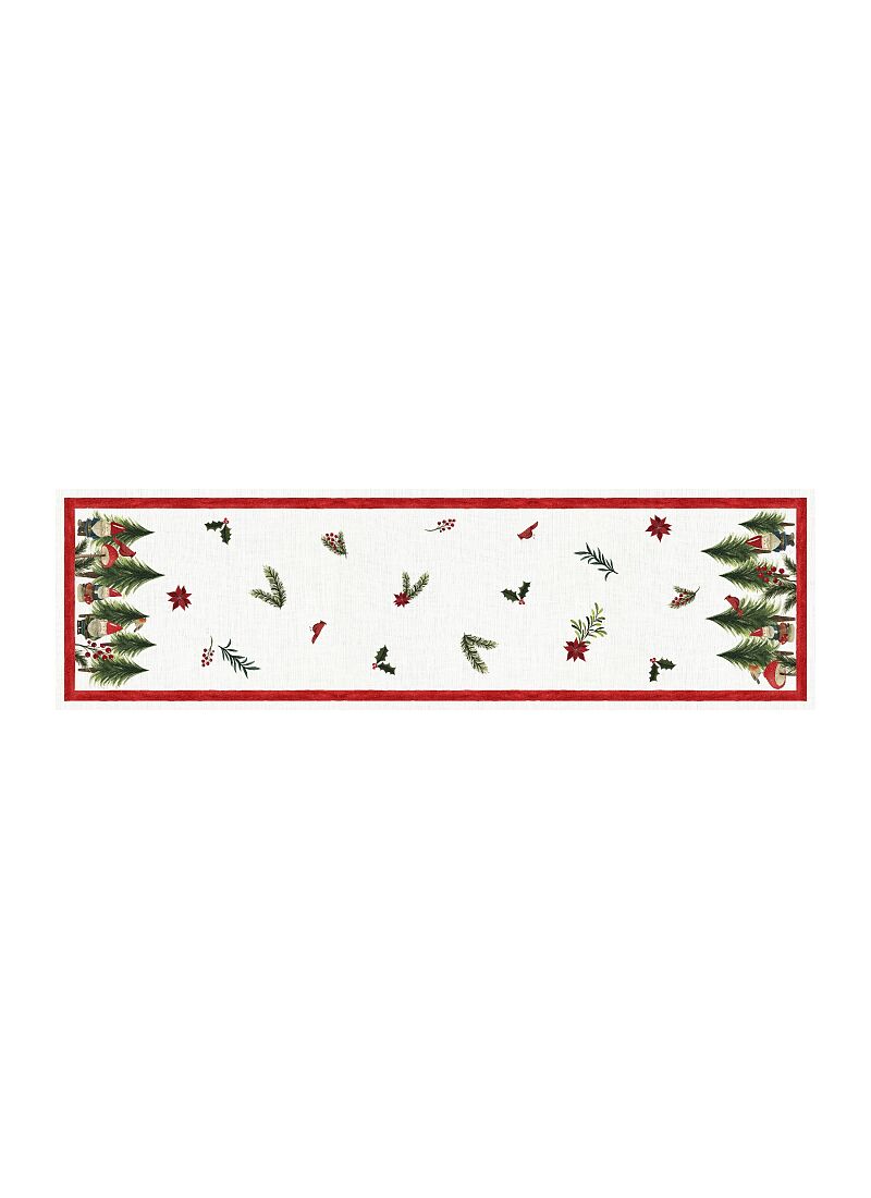 LINEN RUNNER JOLLY ELF