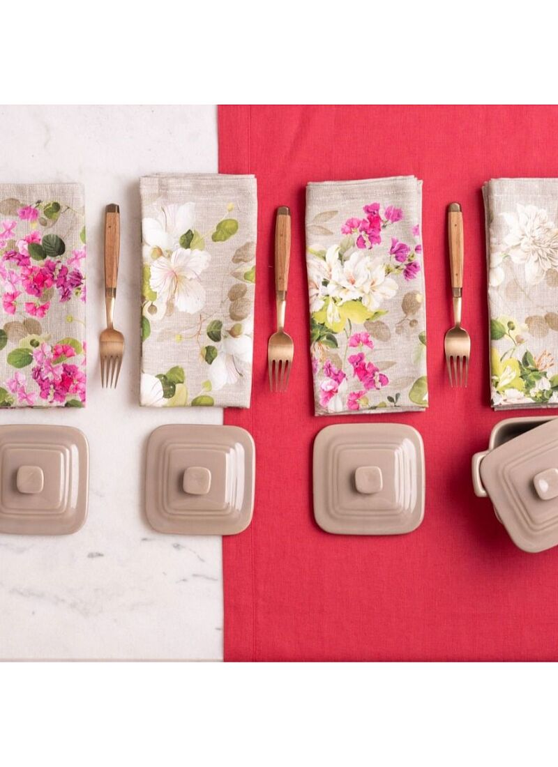 COTTON NAPKINS (4PCS) BLOSSOM