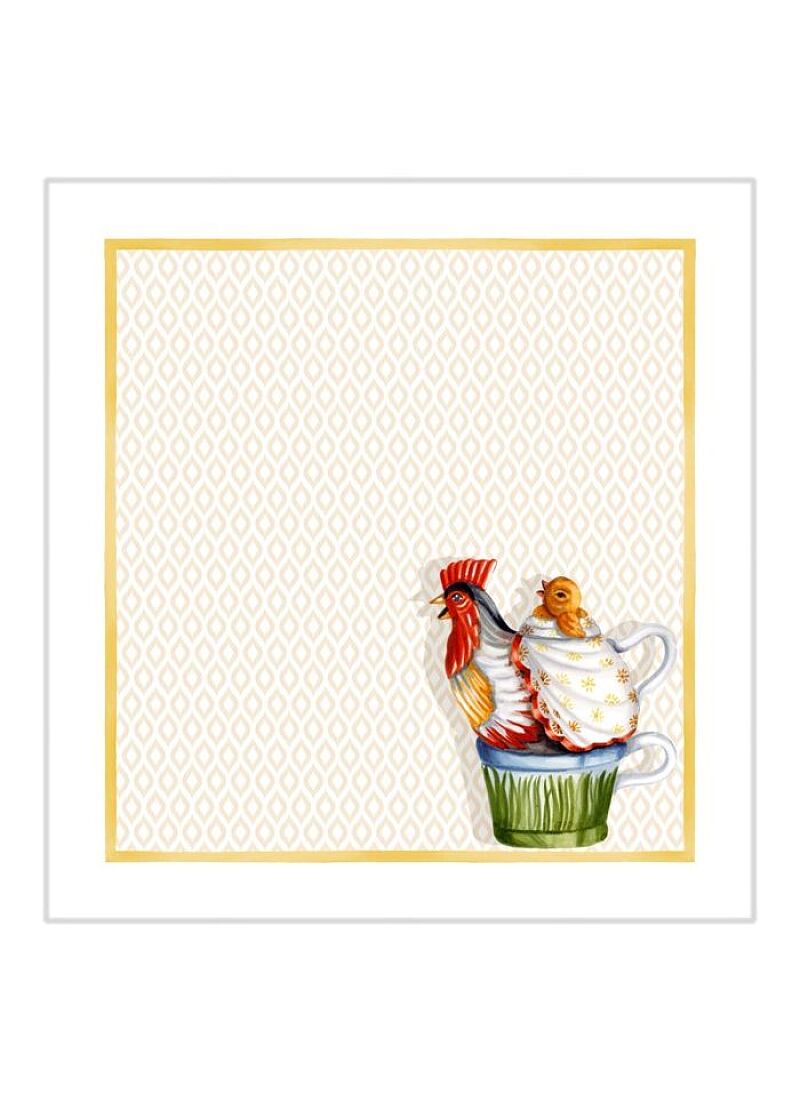 COTTONNAPKINS (4PCS) TEA TIME