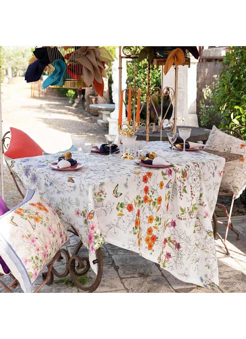 LINEN TABLECLOTH GRAVURE (170X270)