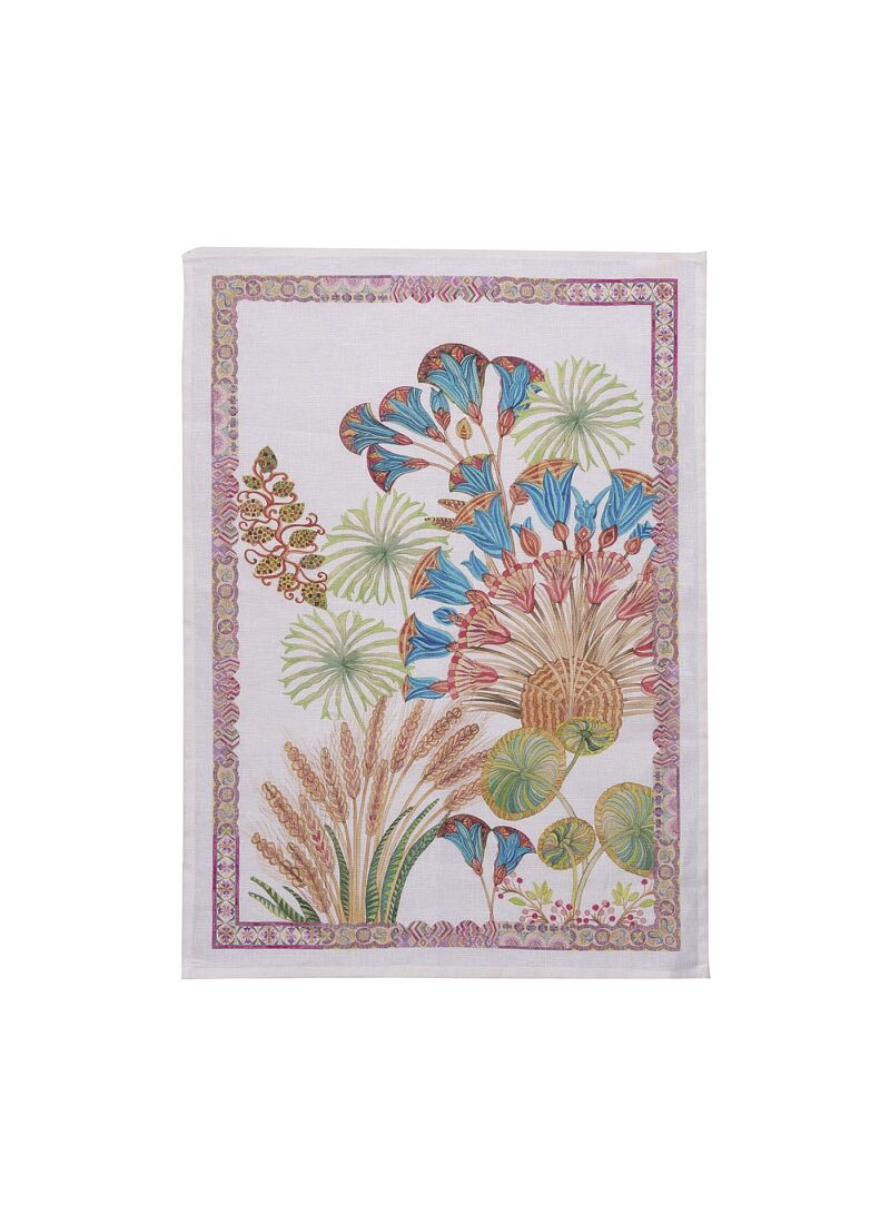 LINEN KITCHEN TOWEL PAPYRO BLUE