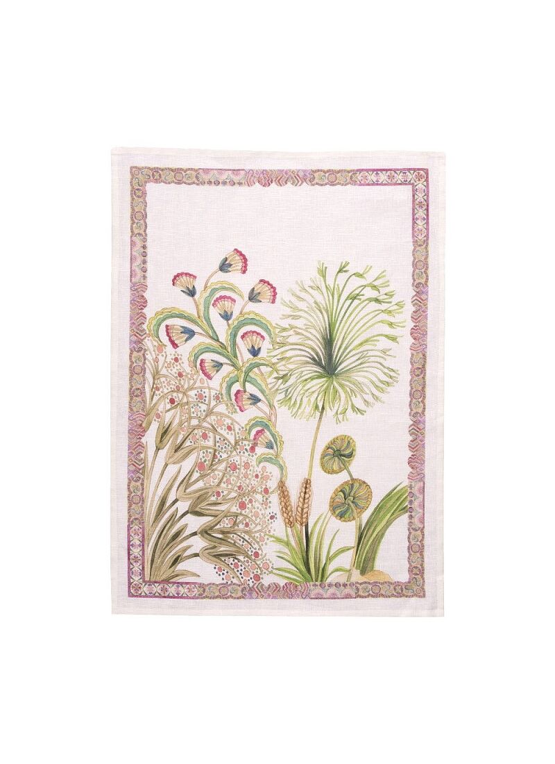 LINEN KITCHEN TOWEL PAPYRO GREEN