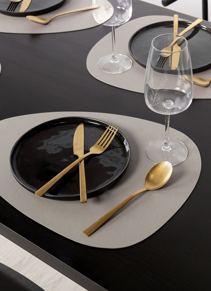 PLACEMAT TOGO STONE BLACK