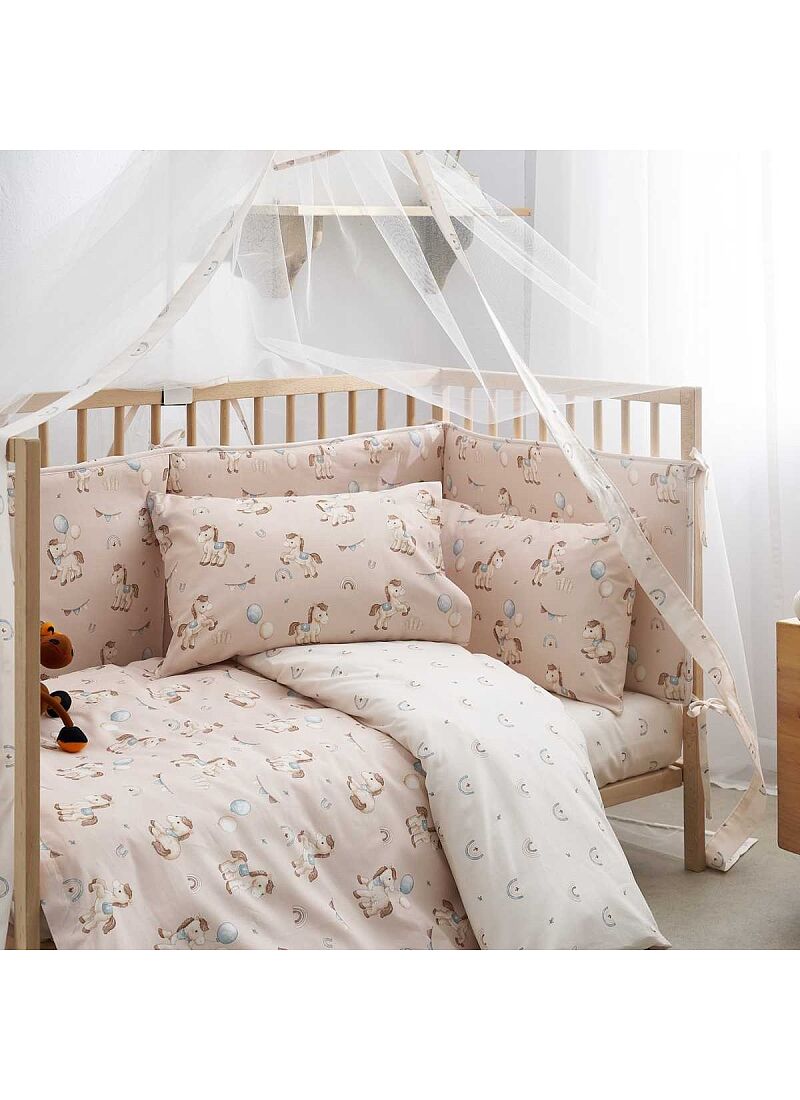 CRIB SHEET SET PONY