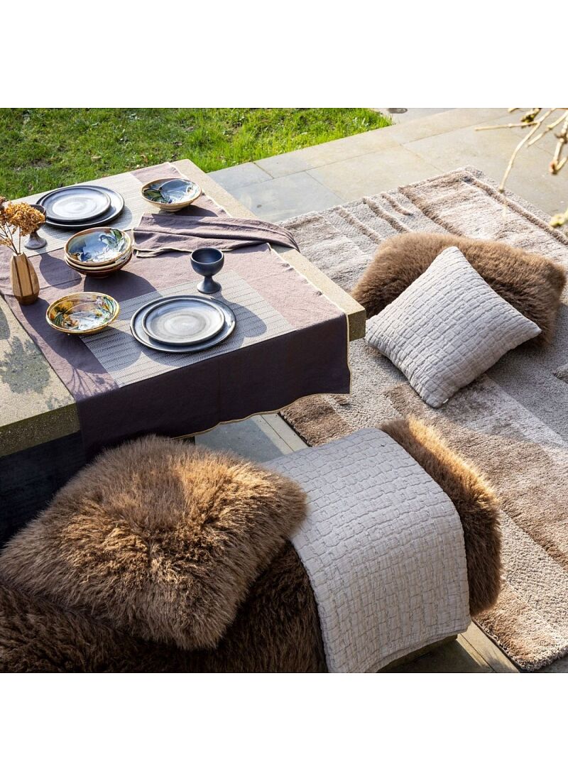 PLAID BETANI ACAJOU (130x160)