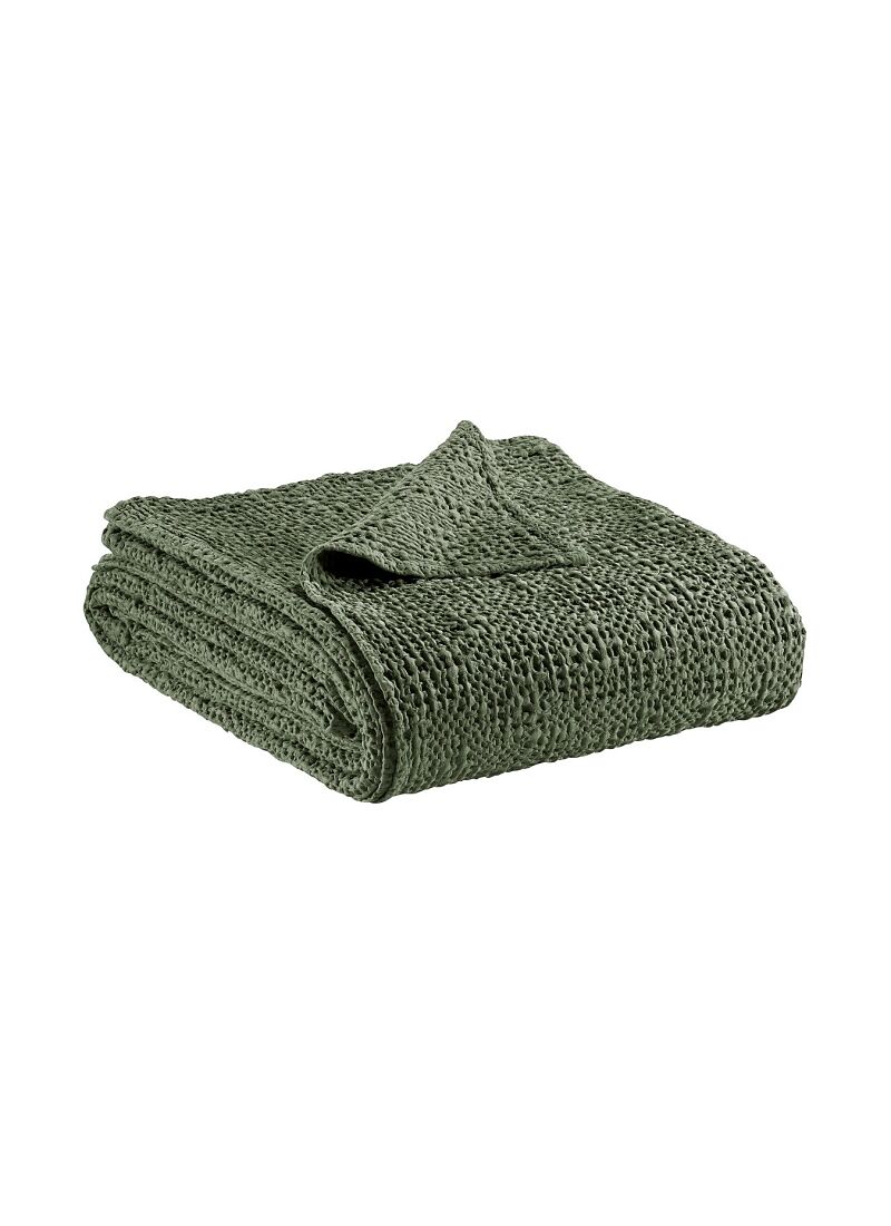 SINGLE BLANKET TANA OLIVE (180x260)