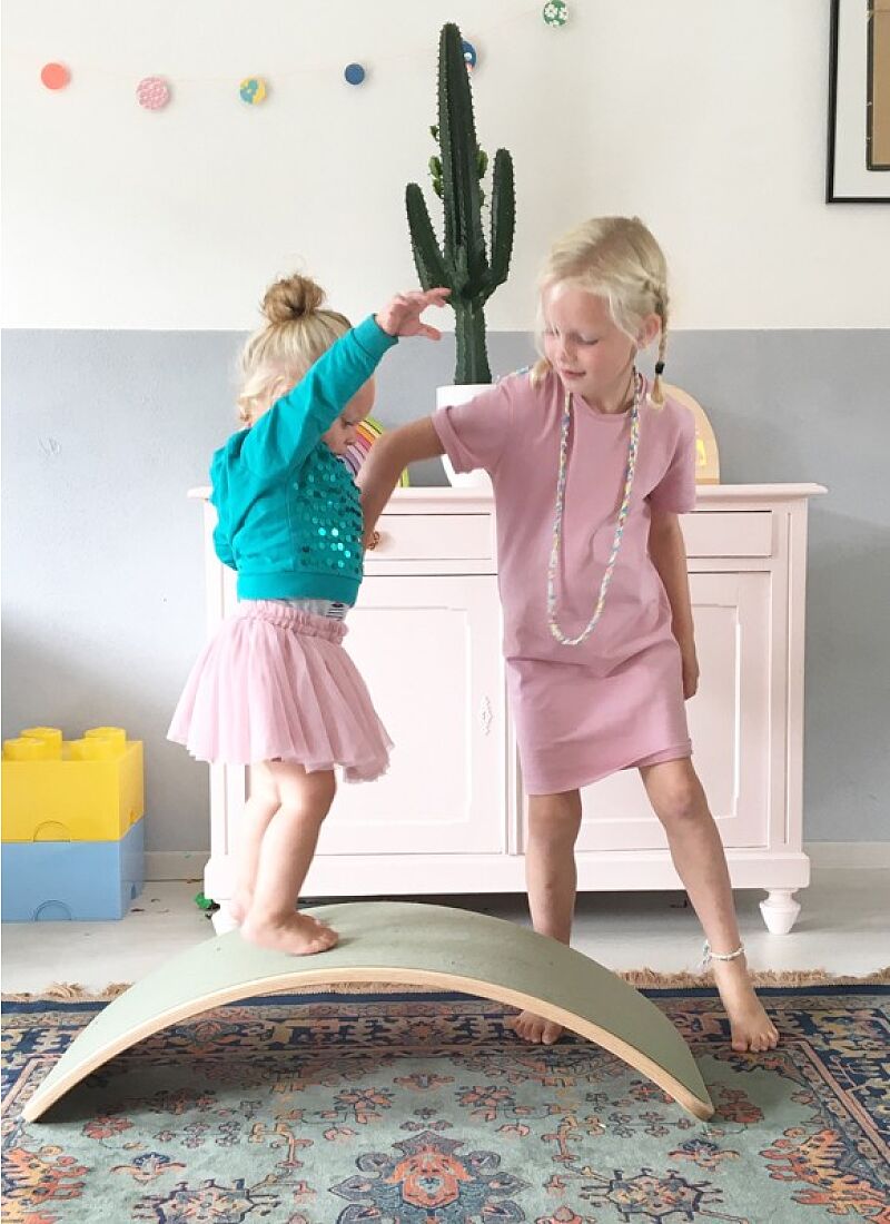 BALANCE BOARD WITH FELT FOREST